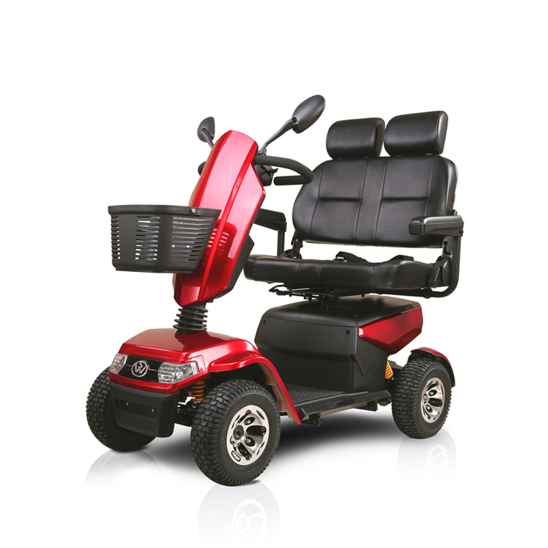 S70D 2 sjedala Scooter Skuter Električni tricikl s košaricom